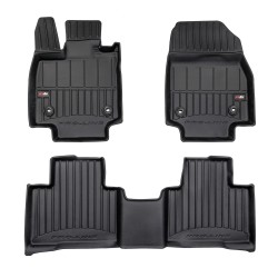 Tappetini per auto Proline 3D compatibili con Lexus RX V dal 2022 in poi su misura in gomma | Tipo Auto: SUV | Set di tappetini premium | Materiale TPE durevole | Bordi più alti